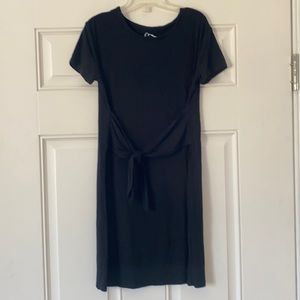 Girls T-shirt style dress with tie